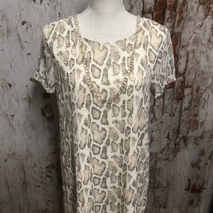 Leopard print dress